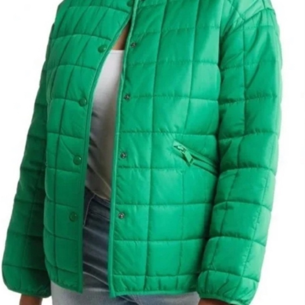 NWT Rebecca Minkoff Green Quilted Women's Jacket S